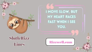 sloth rizz lines