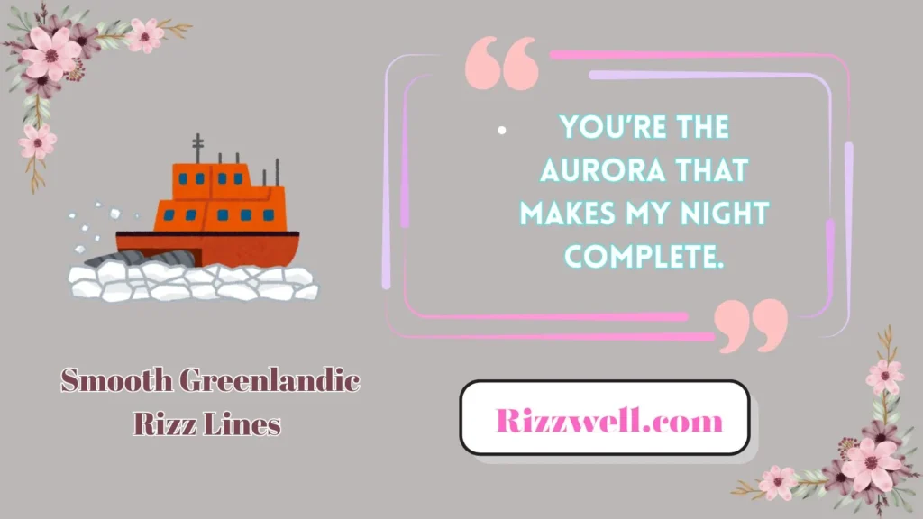 Smooth Greenlandic Rizz Lines