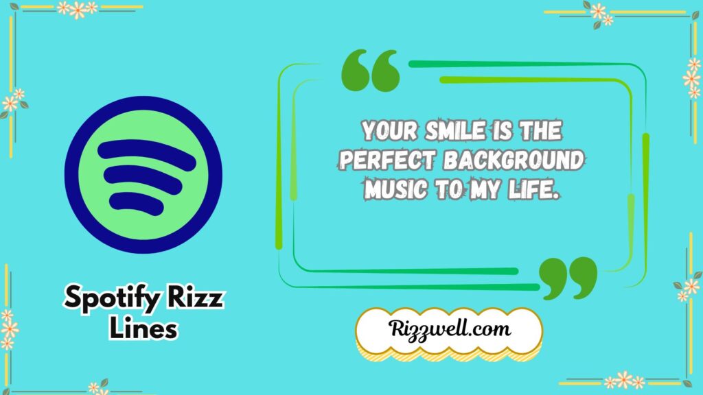 spotify rizz lines