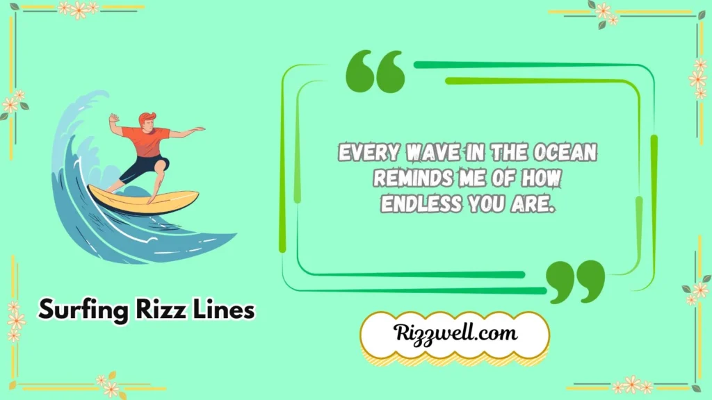surfing rizz lines