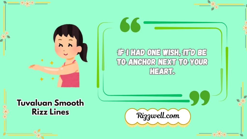 Tuvaluan Smooth Rizz Lines