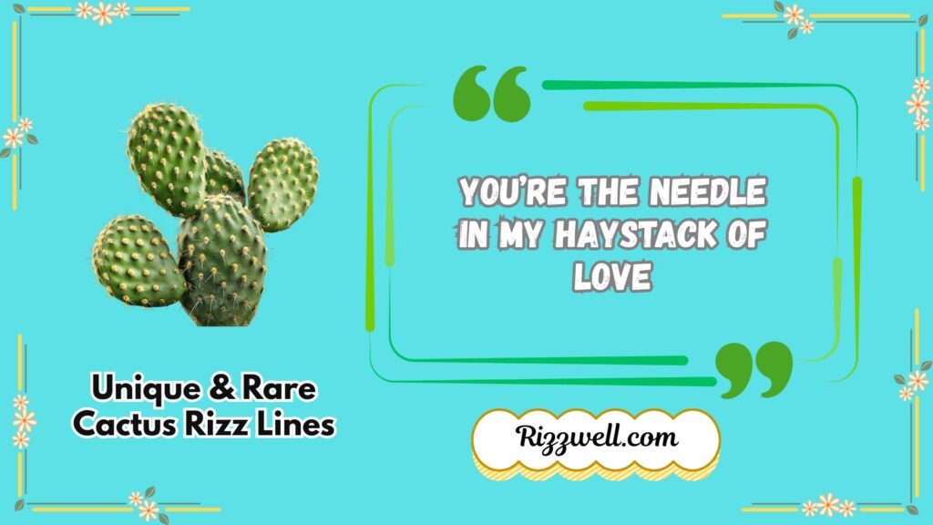Unique & Rare Cactus Rizz Lines