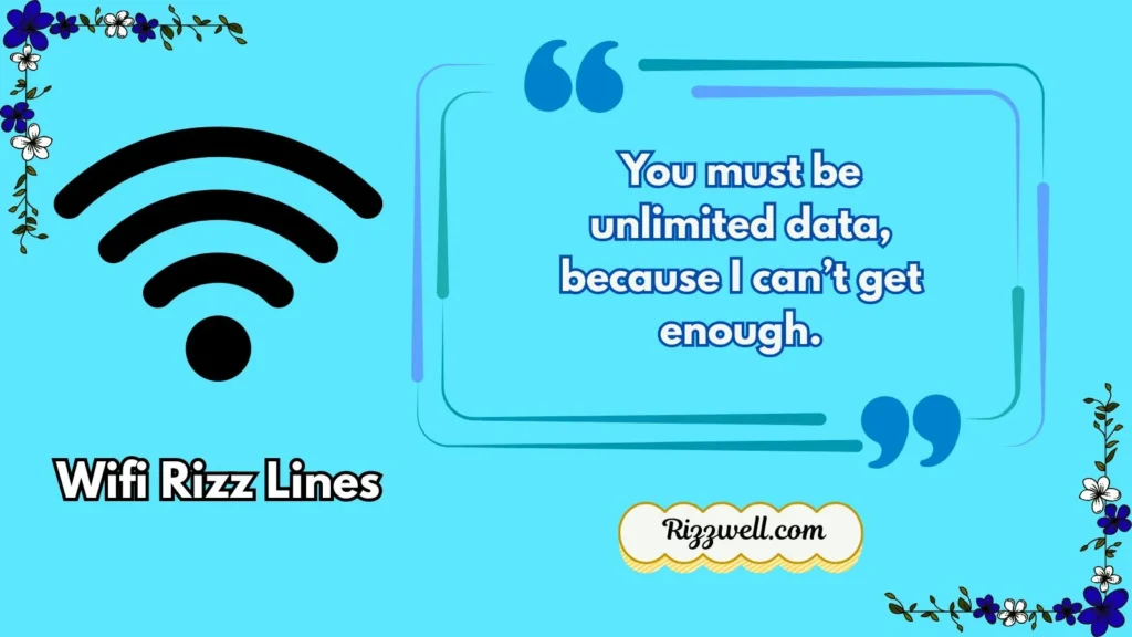 wifi rizz lines