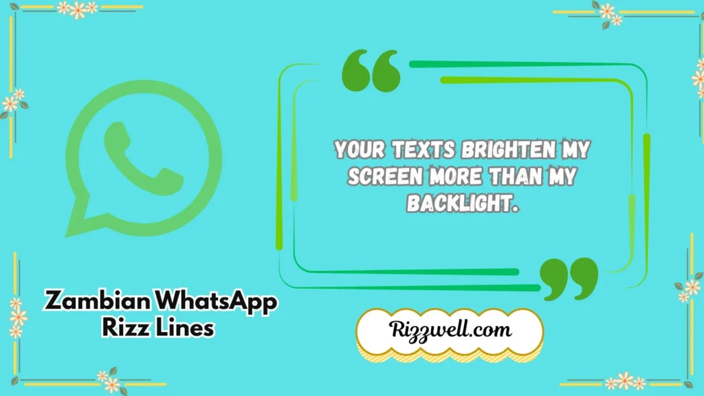 Zambian WhatsApp Rizz Lines