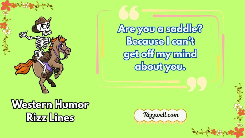 Western Humor Rizz Lines