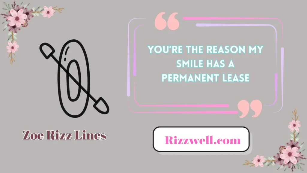 zoe rizz lines